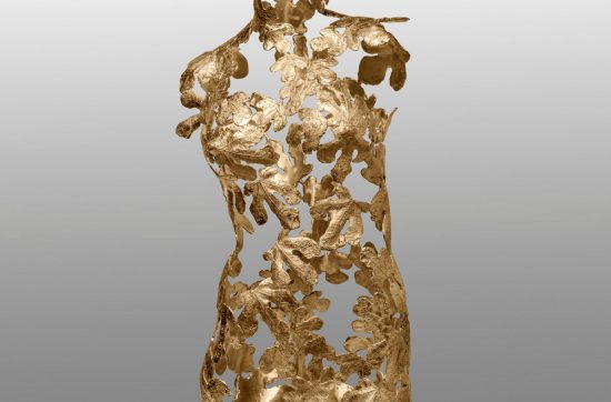 Gold woman kunstwerk